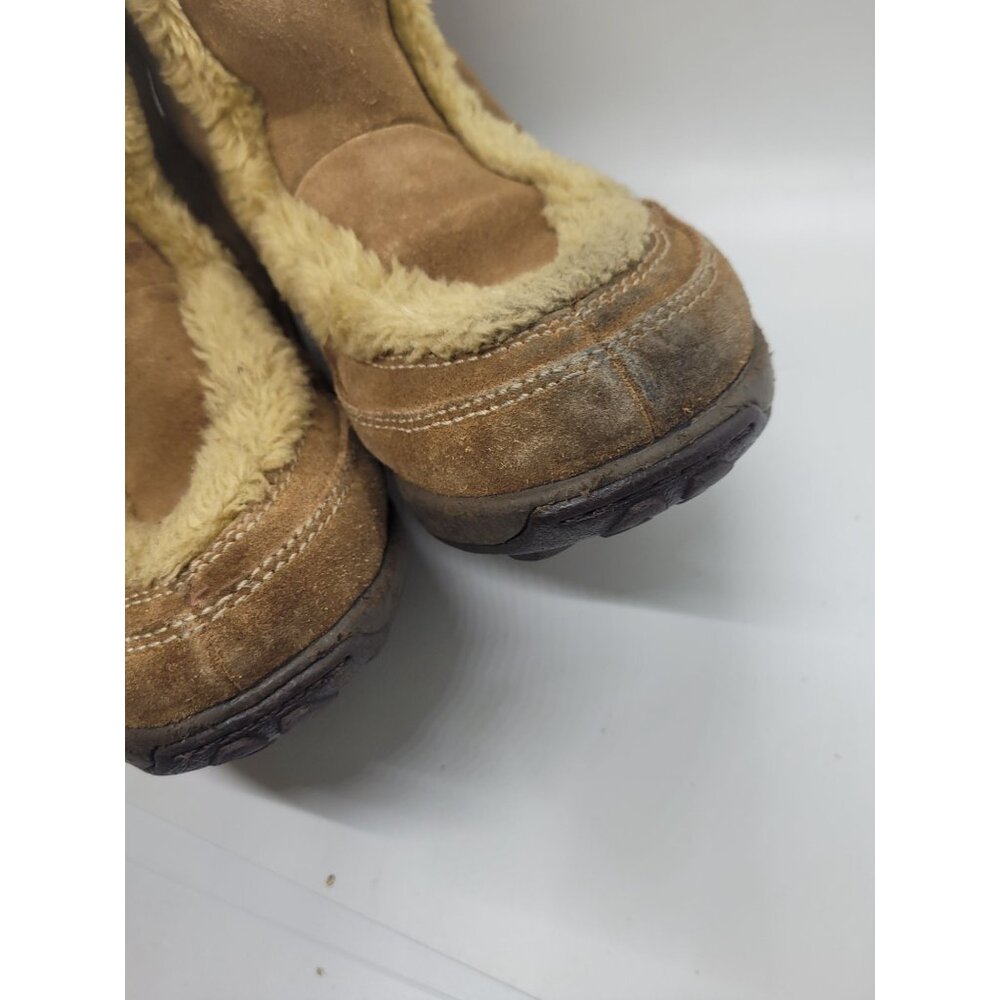 Timberland Women's Suede Winter Boots 7 boho indie outerwear faux fur comfort - Picture 8 of 9